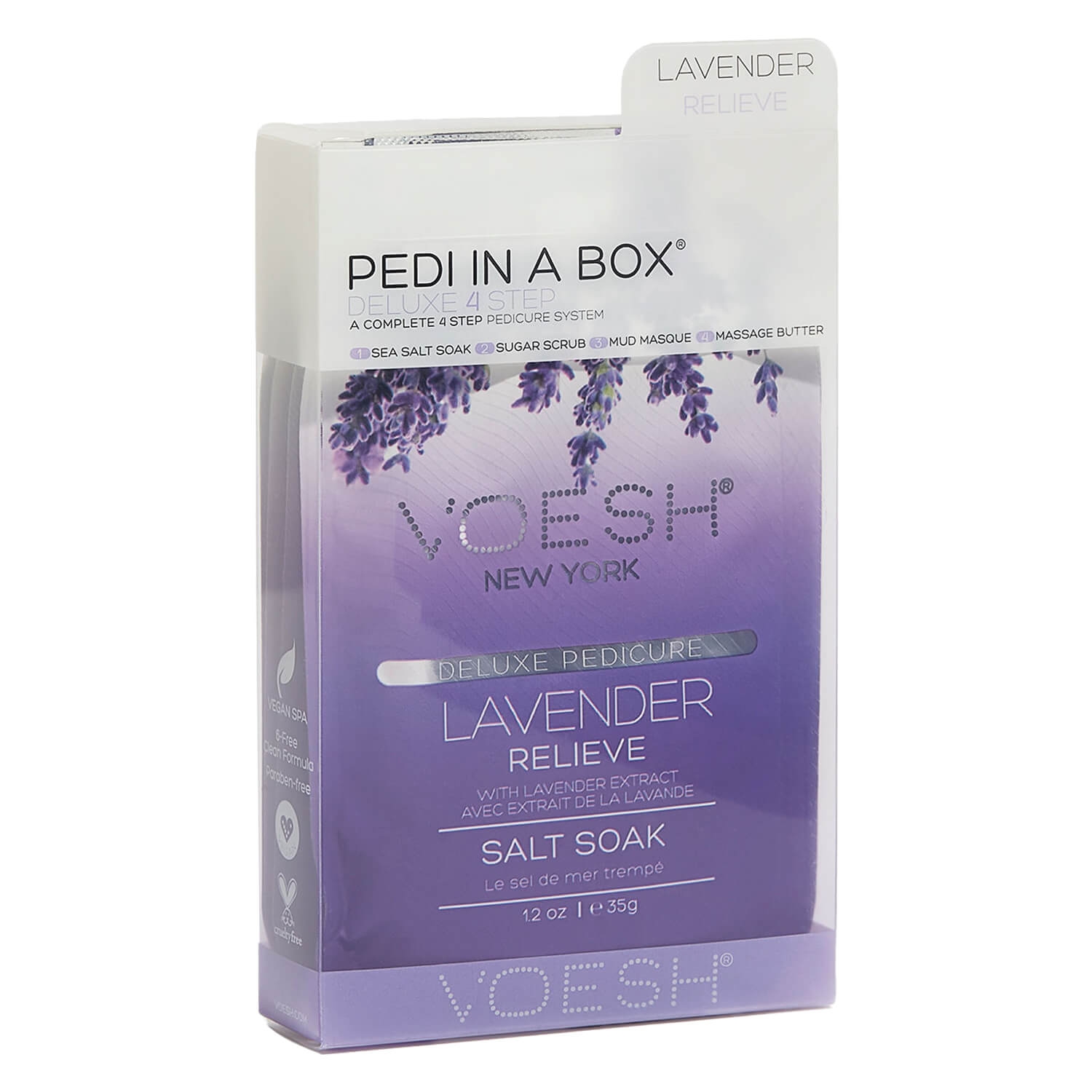 Product image from VOESH New York - Pedi In A Box 4 Step Lavender Relieve