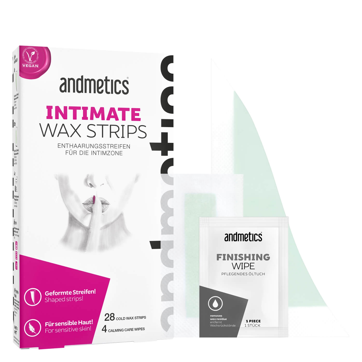 Product image from andmetics - Intimate Wax Strips