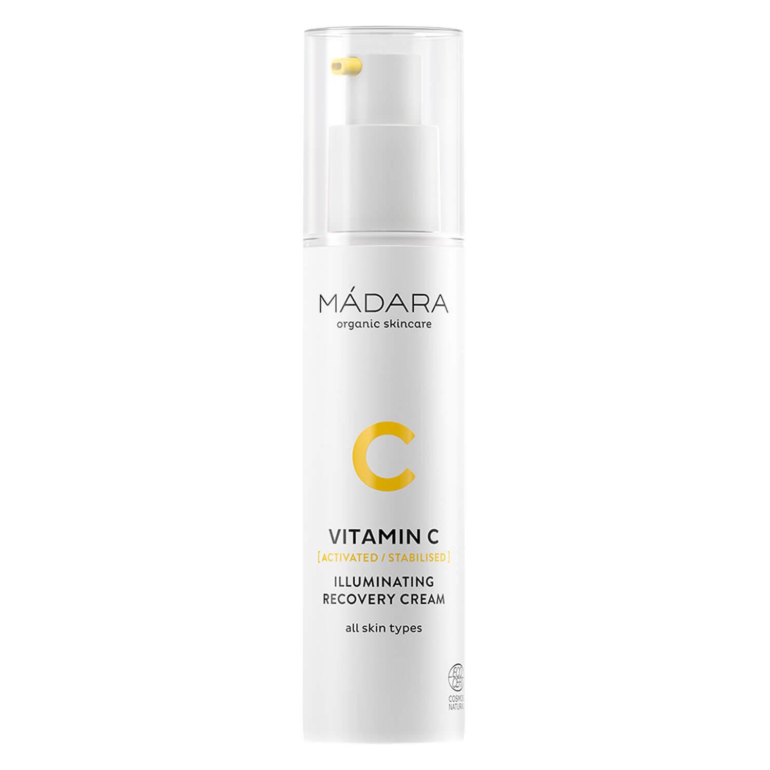 MÁDARA Care - Vitamin C Illuminating Recovery Crème Éclat