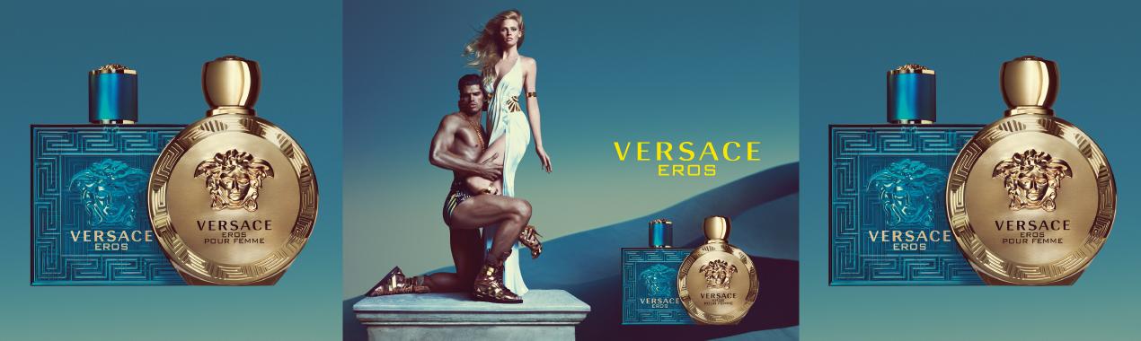Brand banner from Versace
