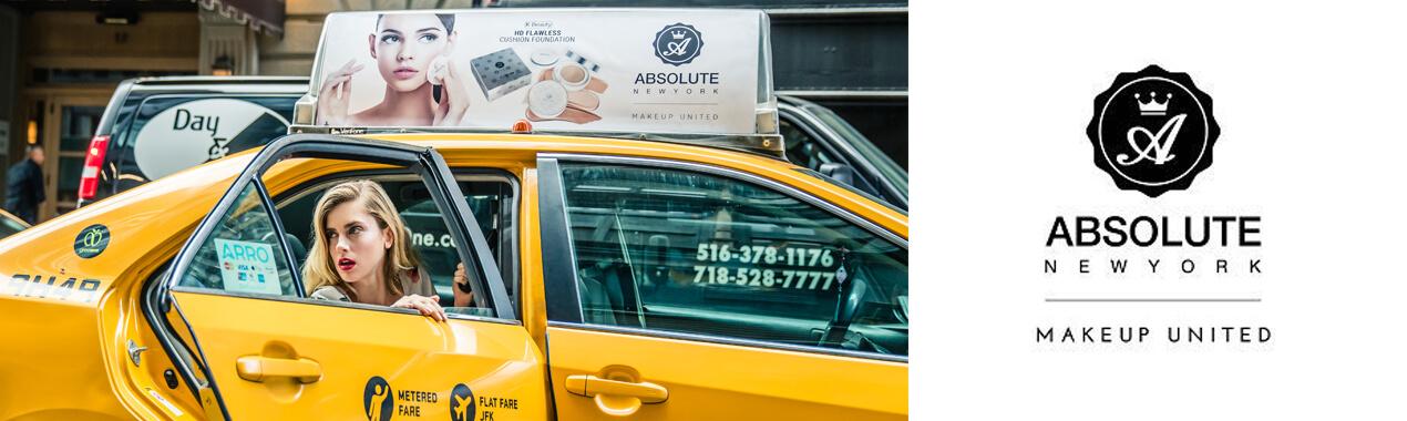 Brand banner from ABSOLUTE NEW YORK