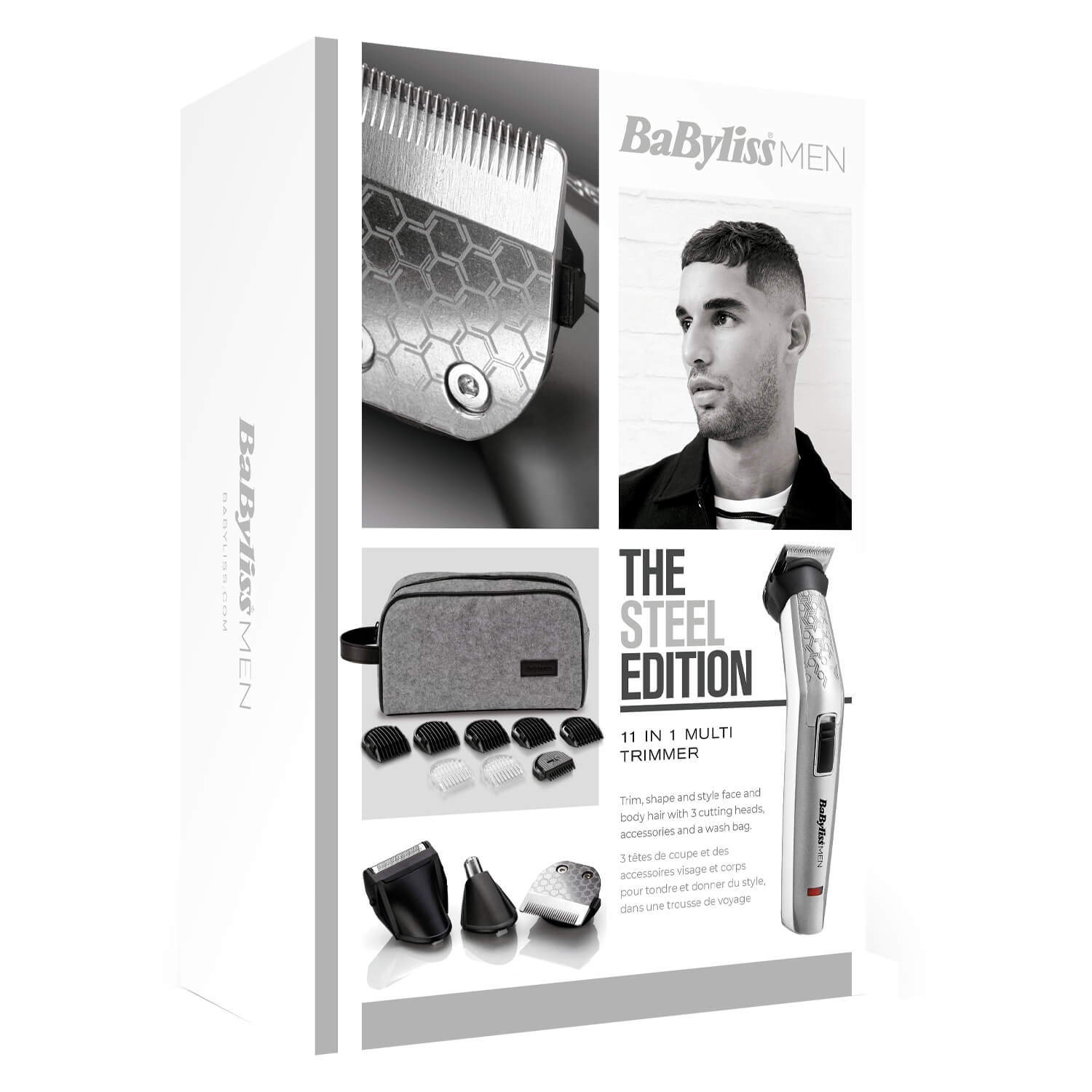 BaByliss MEN - The Steel Edition 11 in 1 Multi Trimmer 7256PE